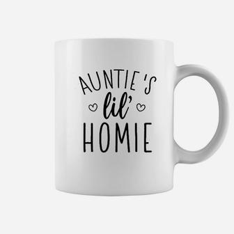 Aunties Lil Homie Funny Baby Coffee Mug | Crazezy CA