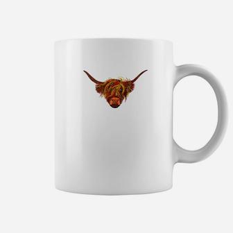Autumn Dreamcolor Scottish Highland Cow Coffee Mug - Thegiftio UK