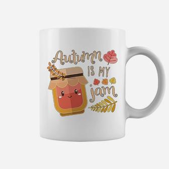 Autumn Is My Jam With Cute Jar And Fall Coffee Mug - Thegiftio UK