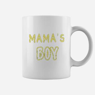 Baby Boy Mamas Boy Coffee Mug | Crazezy CA