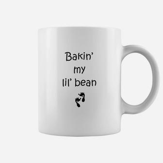 Baking My Lil Bean Coffee Mug | Crazezy AU