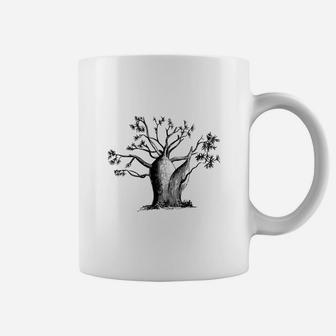 Baobab Tree Black And White Coffee Mug - Thegiftio UK