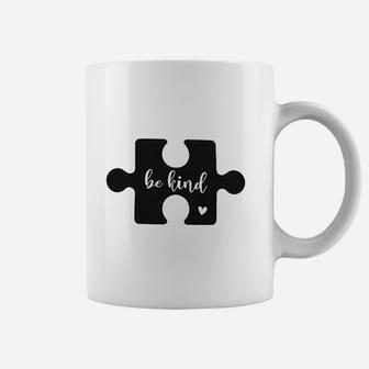 Be Kind Women Cute Puzzle Graphics Coffee Mug - Thegiftio UK