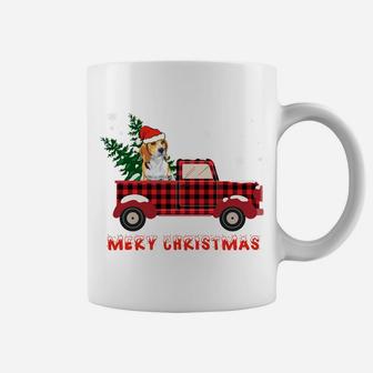 Beagle Christmas Truck Tree Mom Dad Dog Gift Sweatshirt Coffee Mug | Crazezy CA