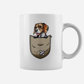 Beagle Dog Lovers And Pocket Owner Coffee Mug | Crazezy