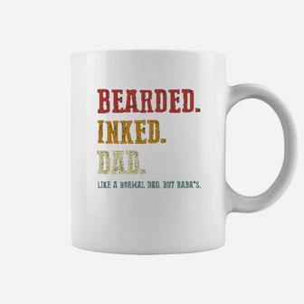 Bearded Inked Dad Like A Normal Dad But Coffee Mug | Crazezy