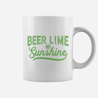 Beer Lime And Sunshin Tshirt Funny Cinco De Mayo Summer Bbq Coffee Mug | Crazezy UK
