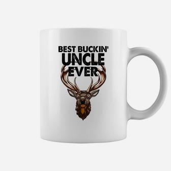 Best Buckin Uncle Ever Tshirt Funny Men Hunting Deer Buck Coffee Mug | Crazezy DE