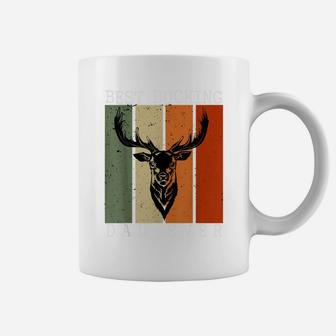Best Bucking Dad Ever Vintage Deer Hunting Lover Hunters Coffee Mug | Crazezy AU