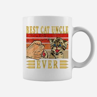Best Cat Uncle Ever Cats Uncle Birthday Uncle Cat Coffee Mug | Crazezy