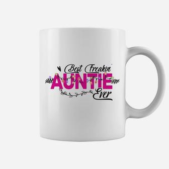 Best Freakin' Auntie Ever Light Christmas Coffee Mug | Crazezy AU