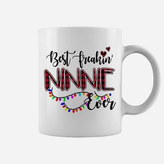 Best Freakin' Ninnie Ever Christmas - Grandma Gift Coffee Mug | Crazezy DE