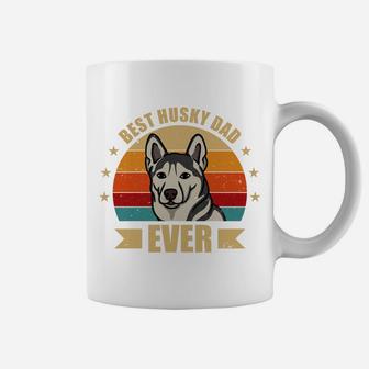 Best Husky Dad Ever Daddy Husky Dog Lover Coffee Mug | Crazezy