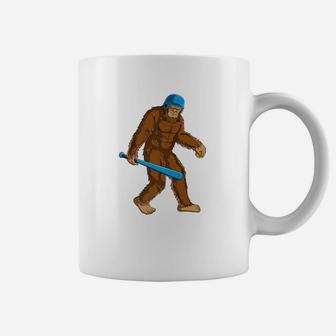Bigfoot Softball Men Boys Funny Sasquatch Gift Coffee Mug - Thegiftio UK
