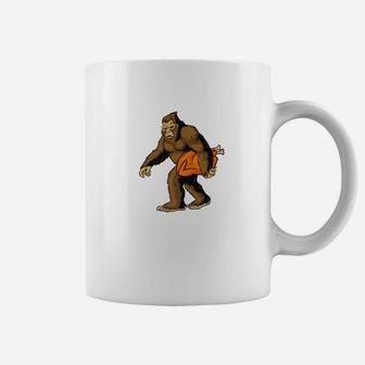 Bigfoot Thanksgiving Sasquatch Turkey Coffee Mug - Thegiftio UK