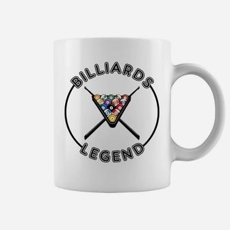 Billiards Legend Pool Game Hobby Fun Long Sleeve Shirt Coffee Mug | Crazezy UK