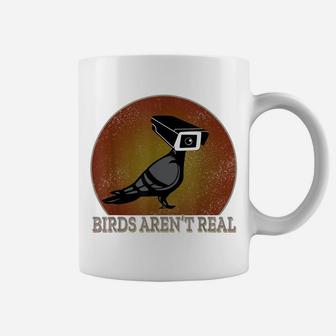 Birds Are Not Real Retro Funny Conspiracy Birds Are Not Real Coffee Mug | Crazezy CA