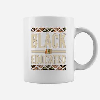 Black And Educated History African Pride Coffee Mug - Thegiftio UK