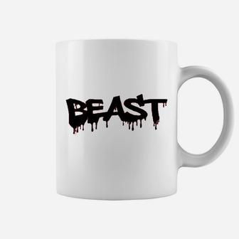Black Dripping Beast Coffee Mug | Crazezy