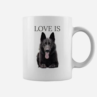 Black German Shepherd Shirt Shepard Tshirt Dog Mom Dad Love Coffee Mug | Crazezy