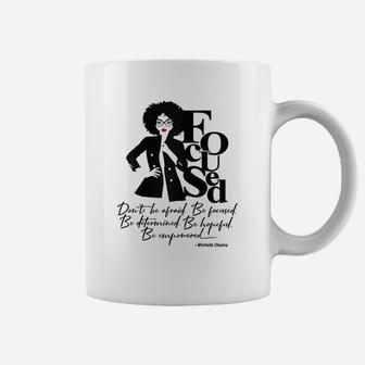 Black Girl Magic Afro Diva Red Lips Gift Coffee Mug | Crazezy AU