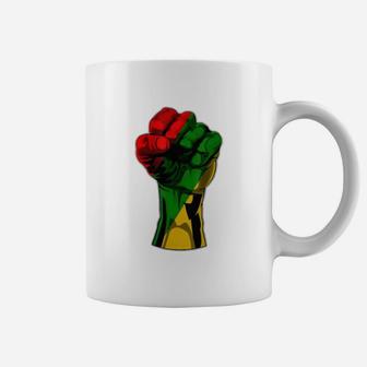 Black History Month Fist Gift Women Men Kids 2020 Coffee Mug - Thegiftio UK