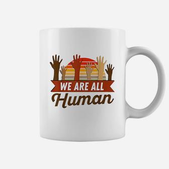Black History Month We Are All Human Pride Coffee Mug | Crazezy UK