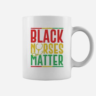 Black Nurses Matter Coffee Mug | Crazezy