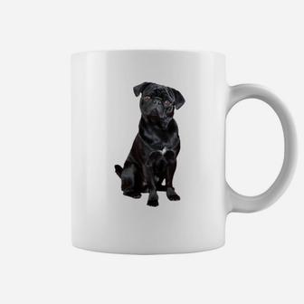 Black Pug Dog For Dog Mom Dad Funny Cute Black Pug Coffee Mug | Crazezy UK