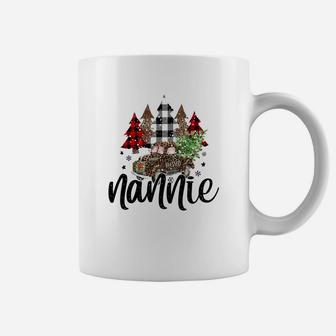 Blessed Nannie Christmas Truck - Grandma Gift Sweatshirt Coffee Mug | Crazezy