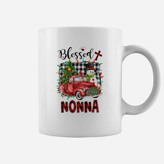 Blessed Nonna Christmas Snowman - Grandma Gift Coffee Mug | Crazezy AU