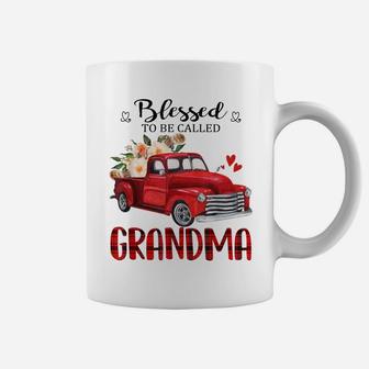Blessed To Be Called Grandma Truck Flower Mother Day Coffee Mug | Crazezy