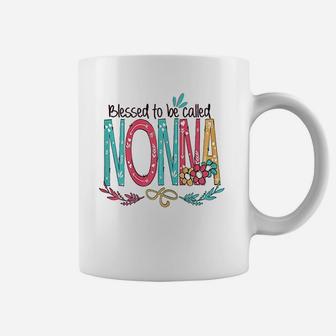 Blessed To Be Called Nonna Colorful Gifts Grandma Coffee Mug | Crazezy UK