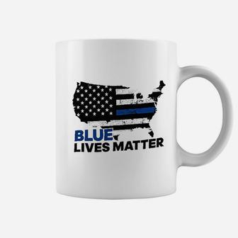 Blue Lives Matter Coffee Mug | Crazezy UK