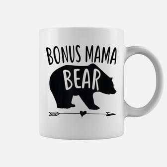 Bonus Mama Mom Bear Stepmom Mother's Day Gift Coffee Mug | Crazezy