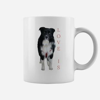 Border Collie Shirt Women Men Kids Love Dog Mom Dad Pet Tee Coffee Mug | Crazezy UK