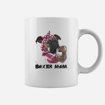 Boxer Mom Strong Women Coffee Mug - Thegiftio UK