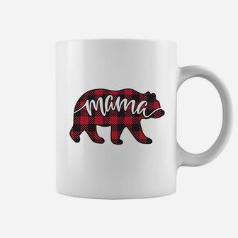 Buffalo Plaid Mama And Papa Bear Coffee Mug | Crazezy UK