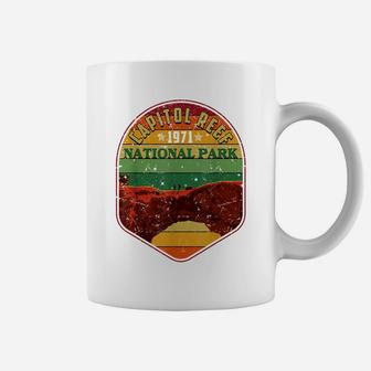Capitol Reef National Park Camping Lover Vintage Coffee Mug | Crazezy