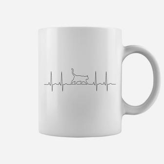 Cat Ekg Heartbeat Veterinarian Nurse Doctor Medical Coffee Mug | Crazezy