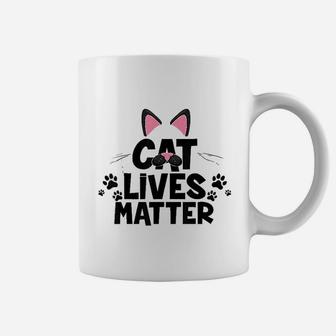Cat Lovers Cat Lives Matter Coffee Mug | Crazezy AU