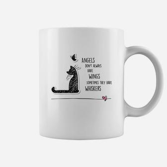 Cat Style Angels Dont Always Have Wings Shirt Coffee Mug - Thegiftio UK