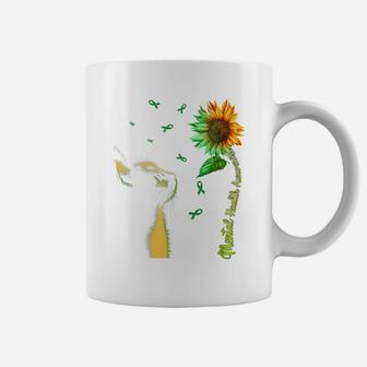 Cat Sunflower Mental Health Awareness Coffee Mug | Crazezy