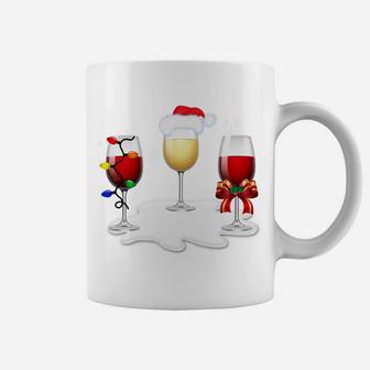Cheers To Christmas Wine Sweatshirt Coffee Mug | Crazezy