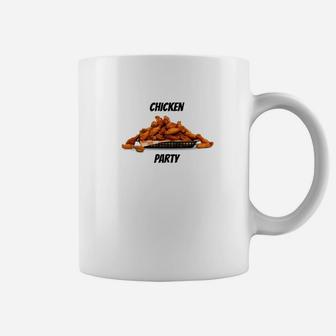 Chicken Party Chicken Wing For Hot Wing Lovers Coffee Mug - Thegiftio UK