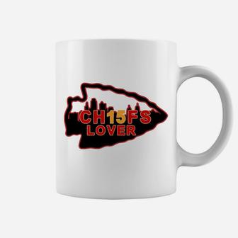 Chief Lover 15 Kansas City Football Christmas Pajamas Back Coffee Mug | Crazezy AU