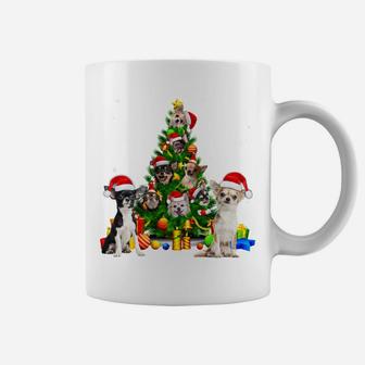Chihuahua Christmas Tree X-Mas Gift Sweatshirt Coffee Mug | Crazezy