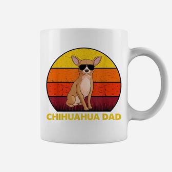Chihuahua Dog Dad Sunset Vintage Best Chihuahua Dad Ever Coffee Mug | Crazezy