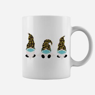 Chillin With My Gnomies Funny Christmas Leopard Gnome Pajama Sweatshirt Coffee Mug | Crazezy