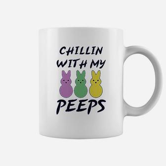 Chillin With My Peps Bunny Funny Easter Coffee Mug | Crazezy UK